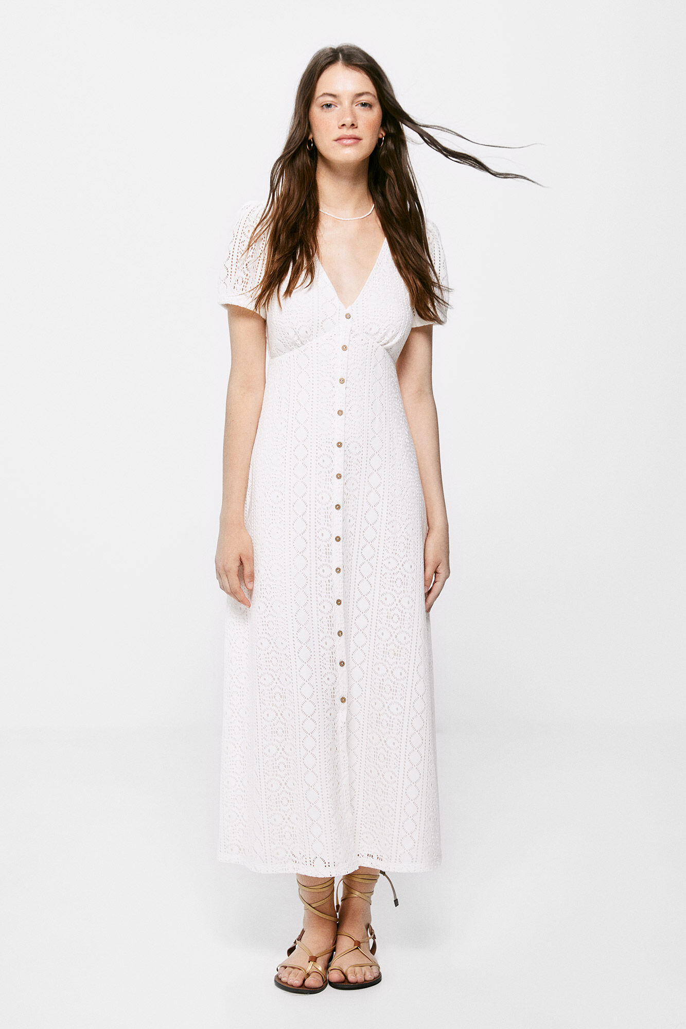Vestido Midi Crochet