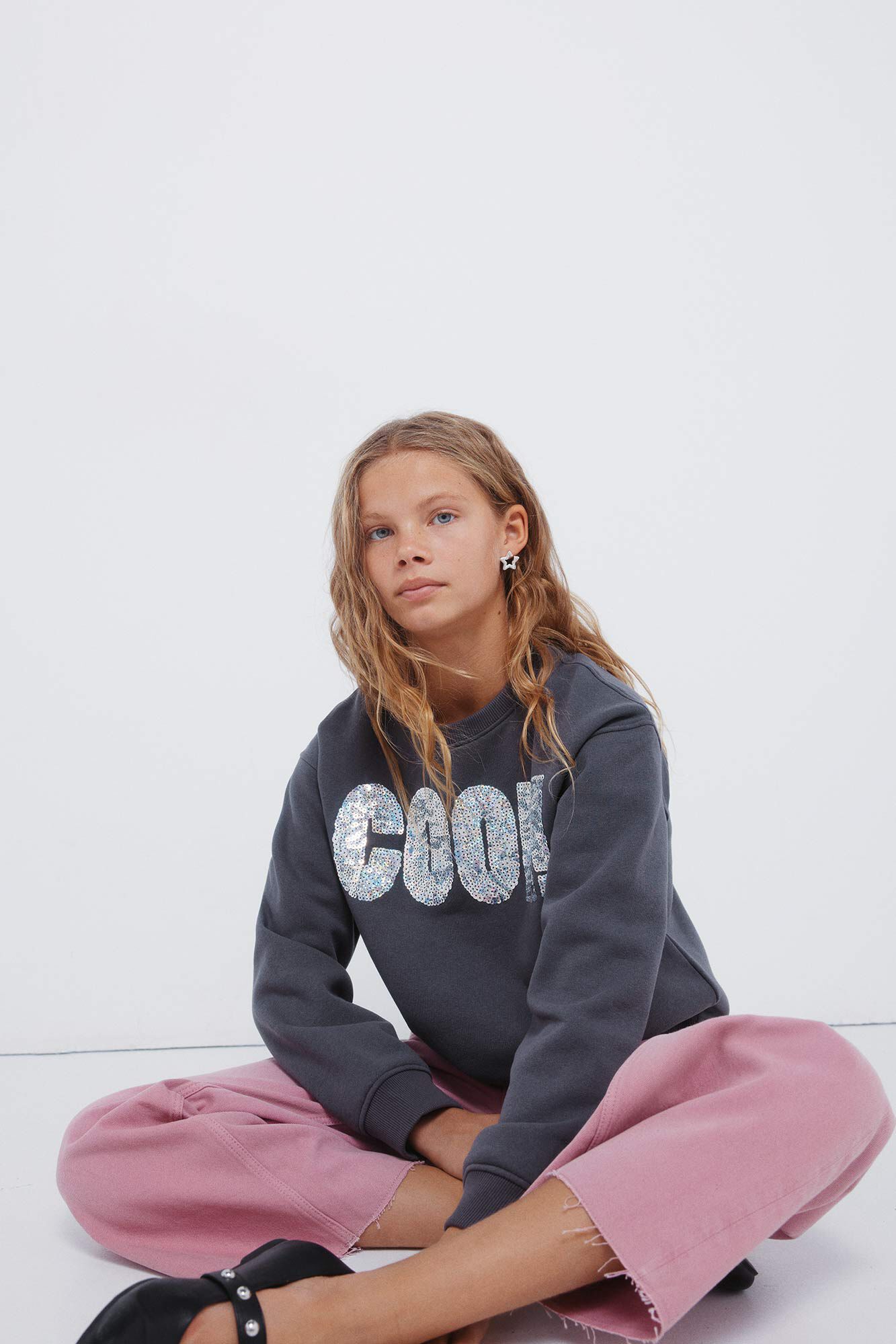 Springfield Kids Sudadera de chica cool