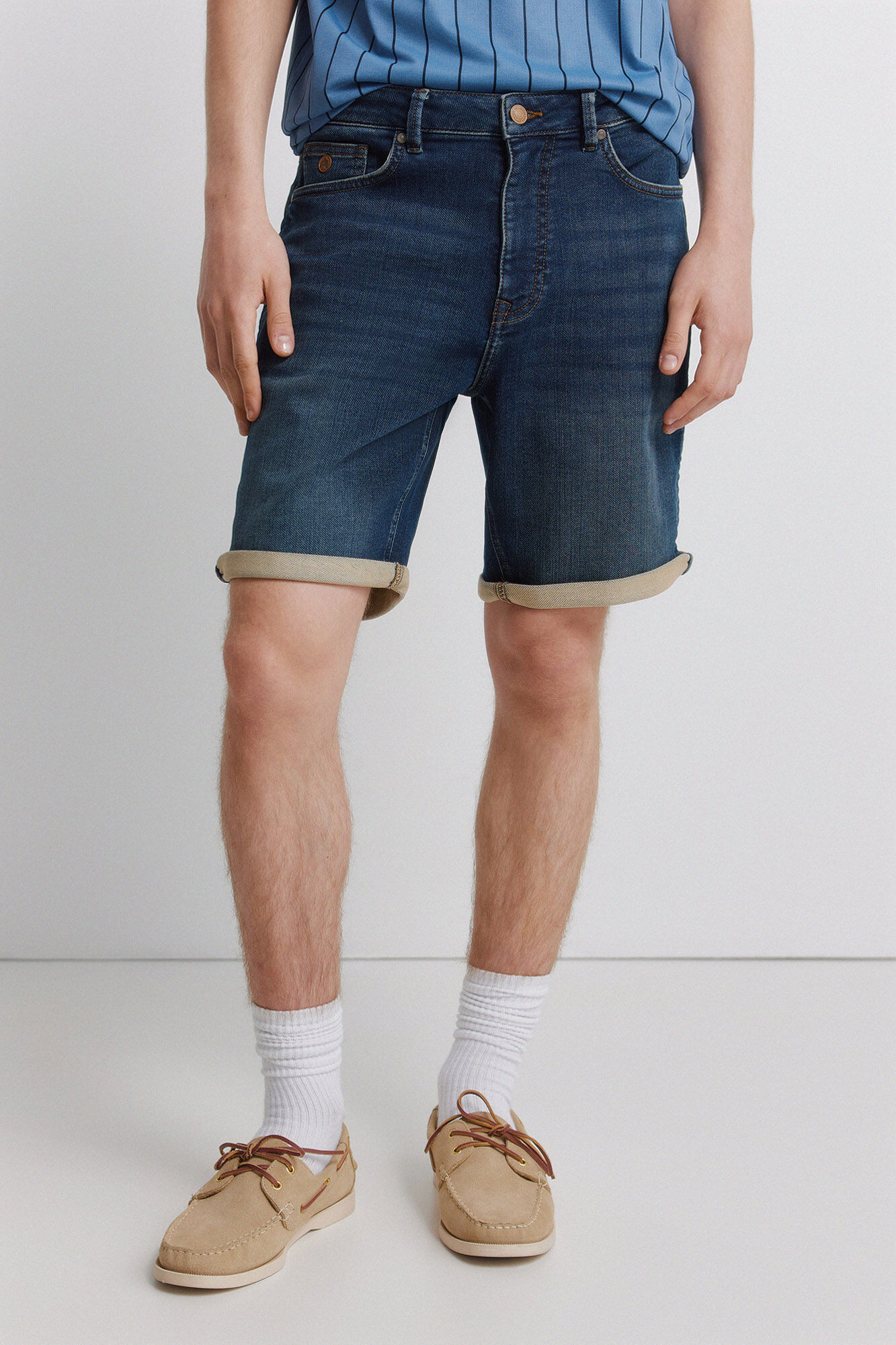 Springfield Bermudas de mezclilla oscura