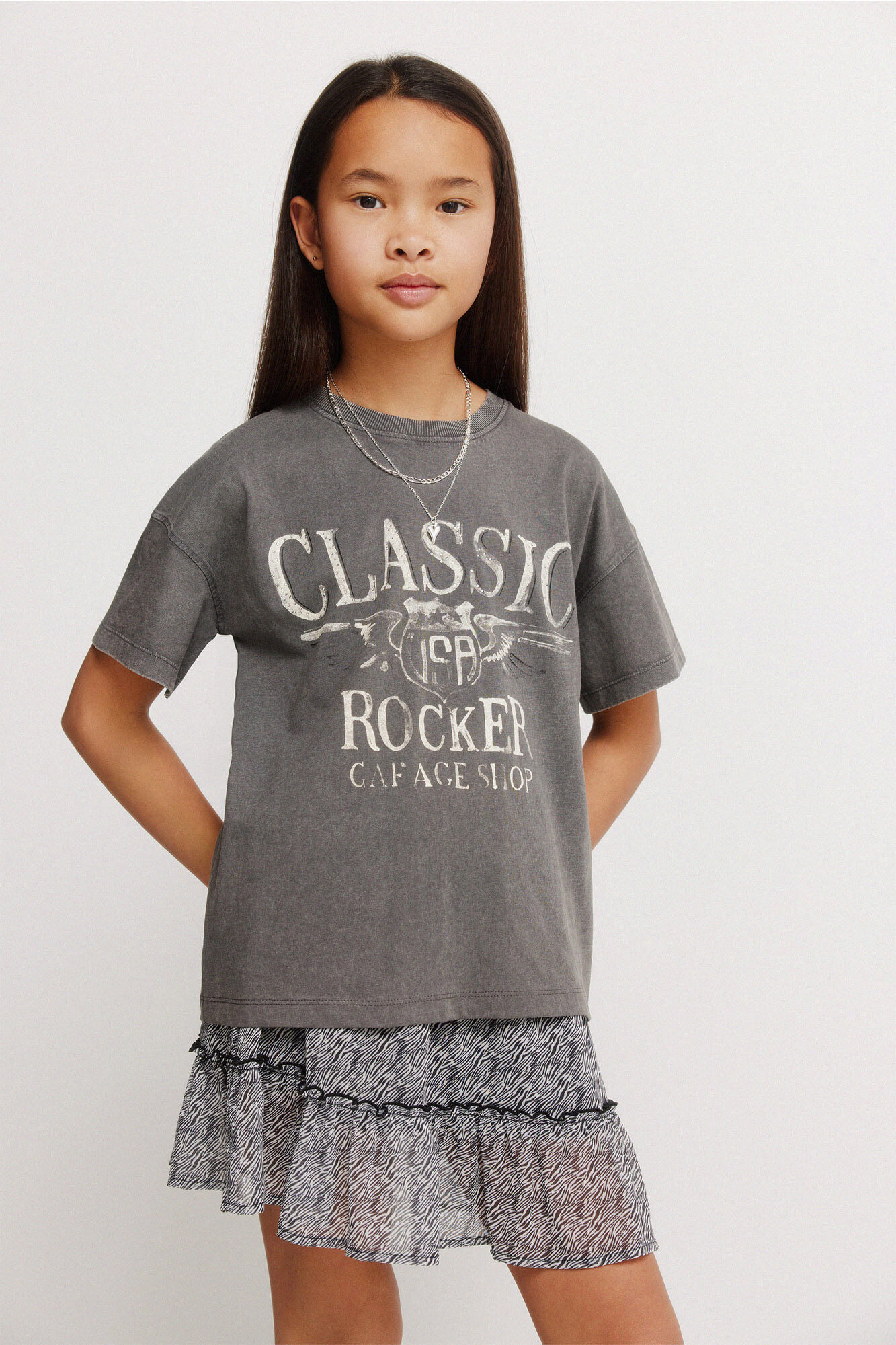 Springfield Kids Playera de manga corta rocker para ni&ntilde;a