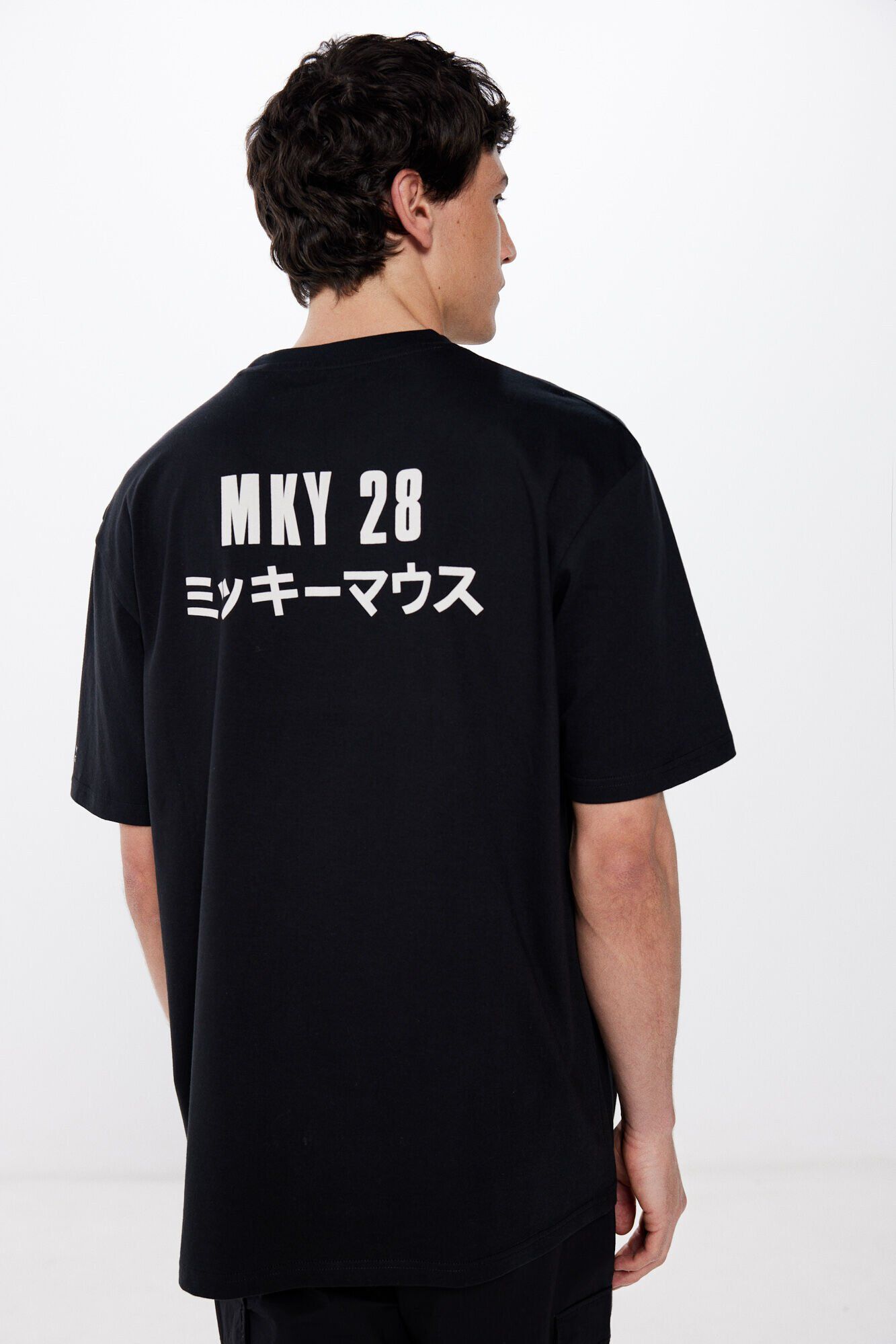 Springfield Playera Mickey  negro