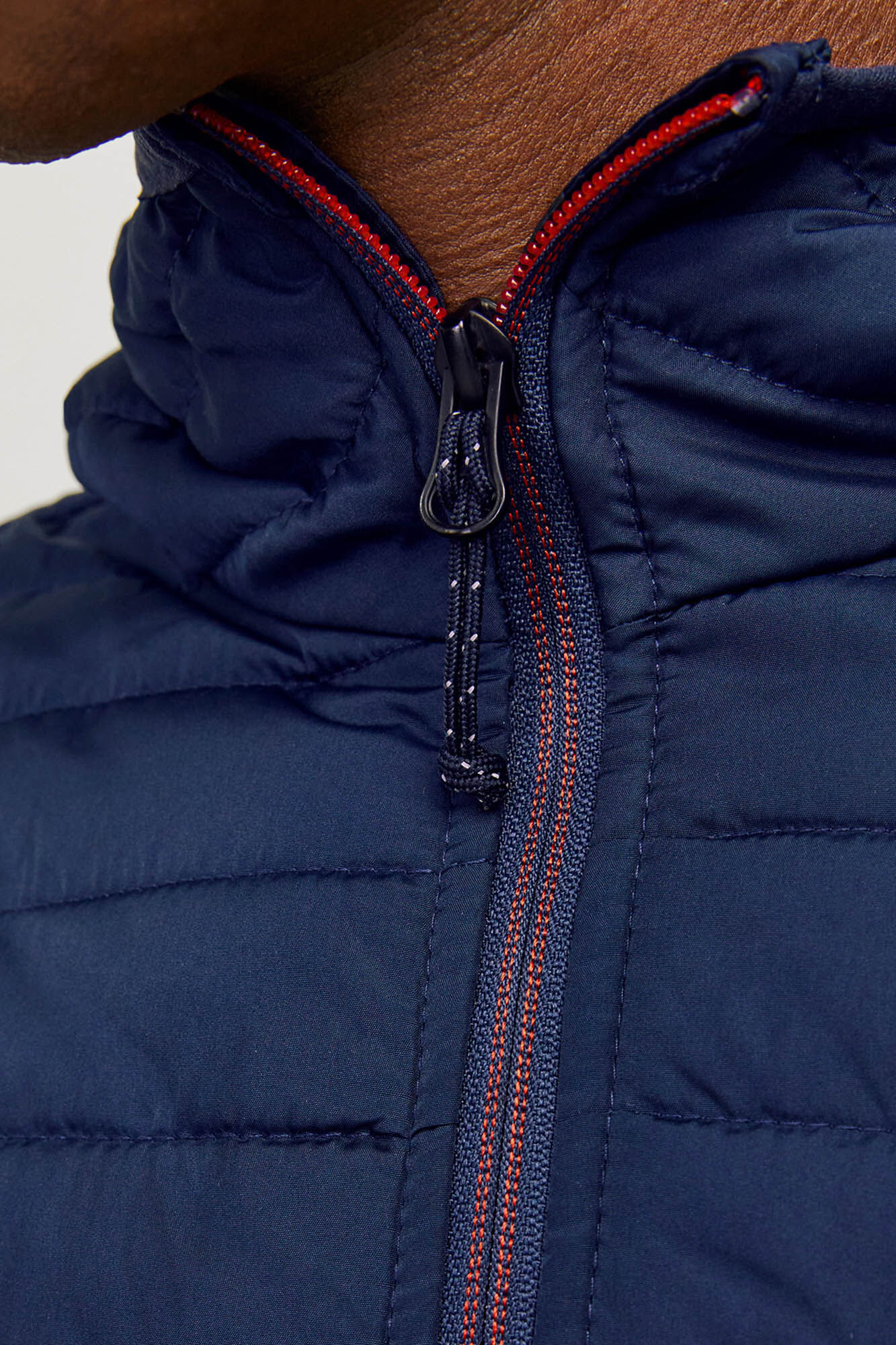 Jack & Jones Chamarra acolchada combinada azul