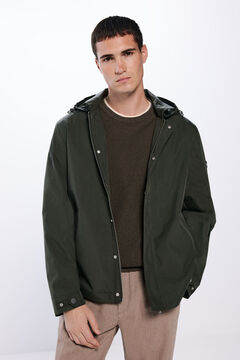 Springfield Parka corta ligera kaki