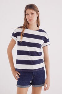 Springfield Playera manga vuelta botones hombro marino