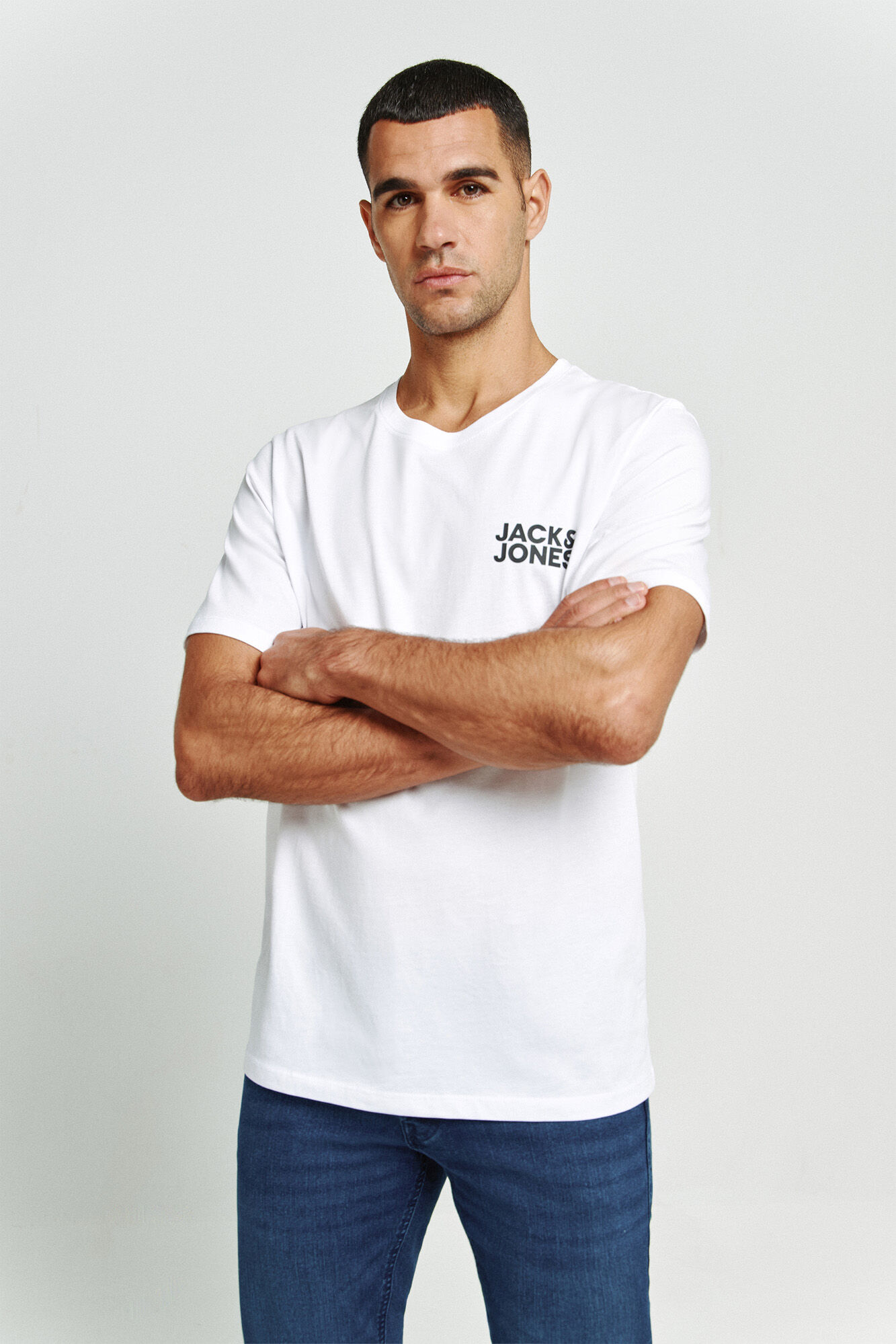 Jack & Jones Playera slim de manga corta