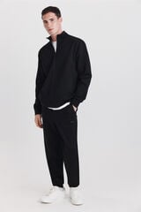 Springfield Jogger de tejido t&eacute;cnico negro