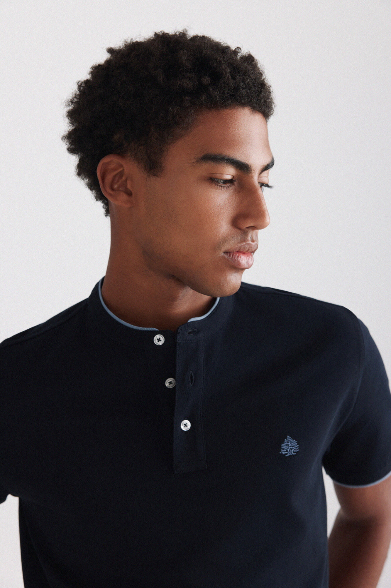 Springfield Polo de piqu&eacute; cuello mao slim fit