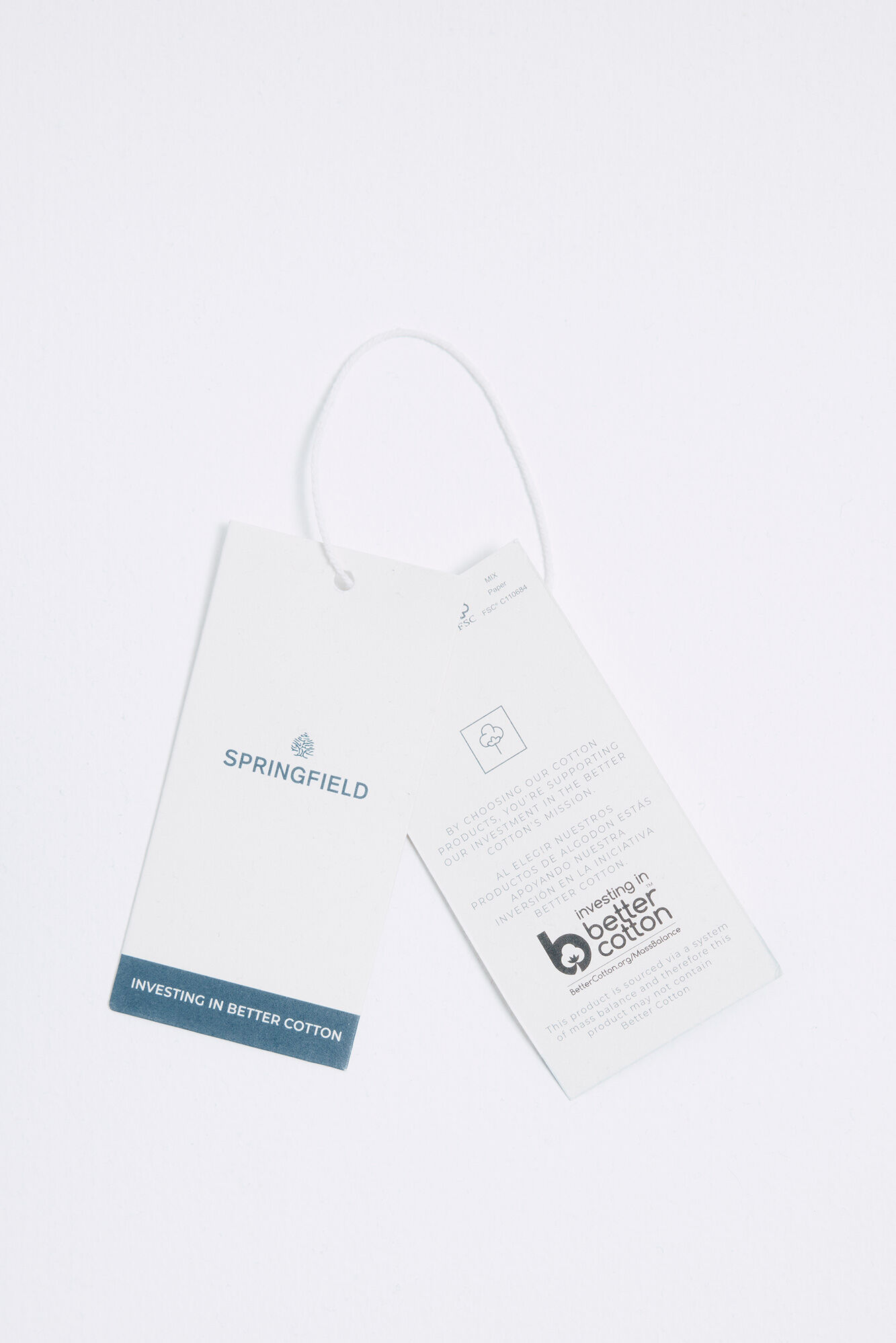 Springfield Blusa plumetti lace natural