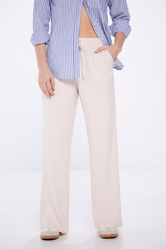 Springfield Pantalón jogger básico beige