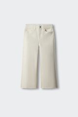 Springfield Kids Pantal&oacute;n culotte de sarga b&aacute;sico para ni&ntilde;a beige