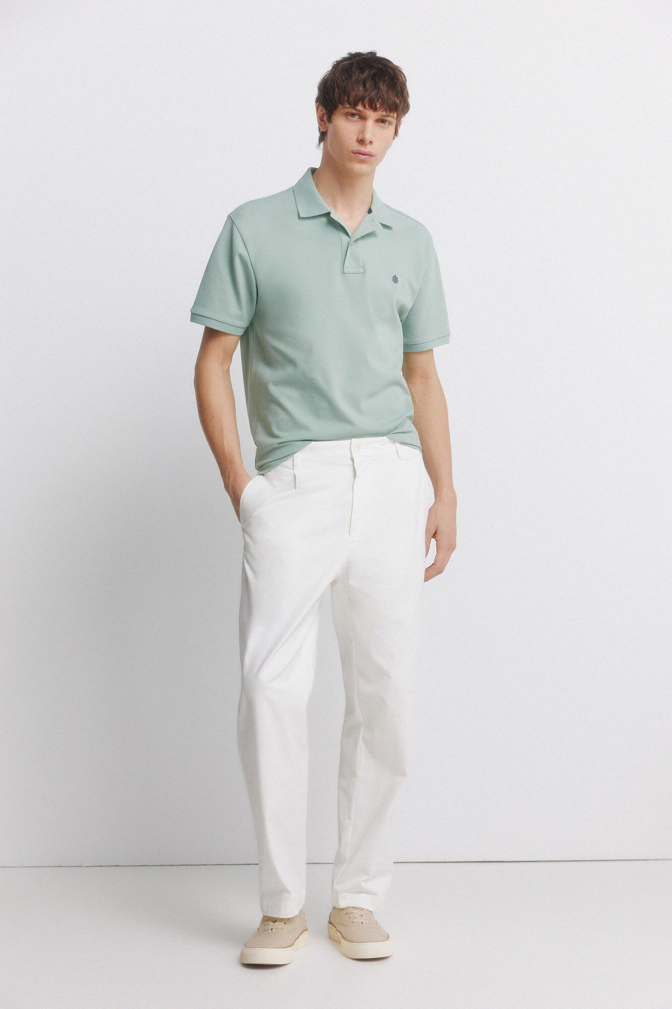 Springfield Polo b&aacute;sico regular fit verde