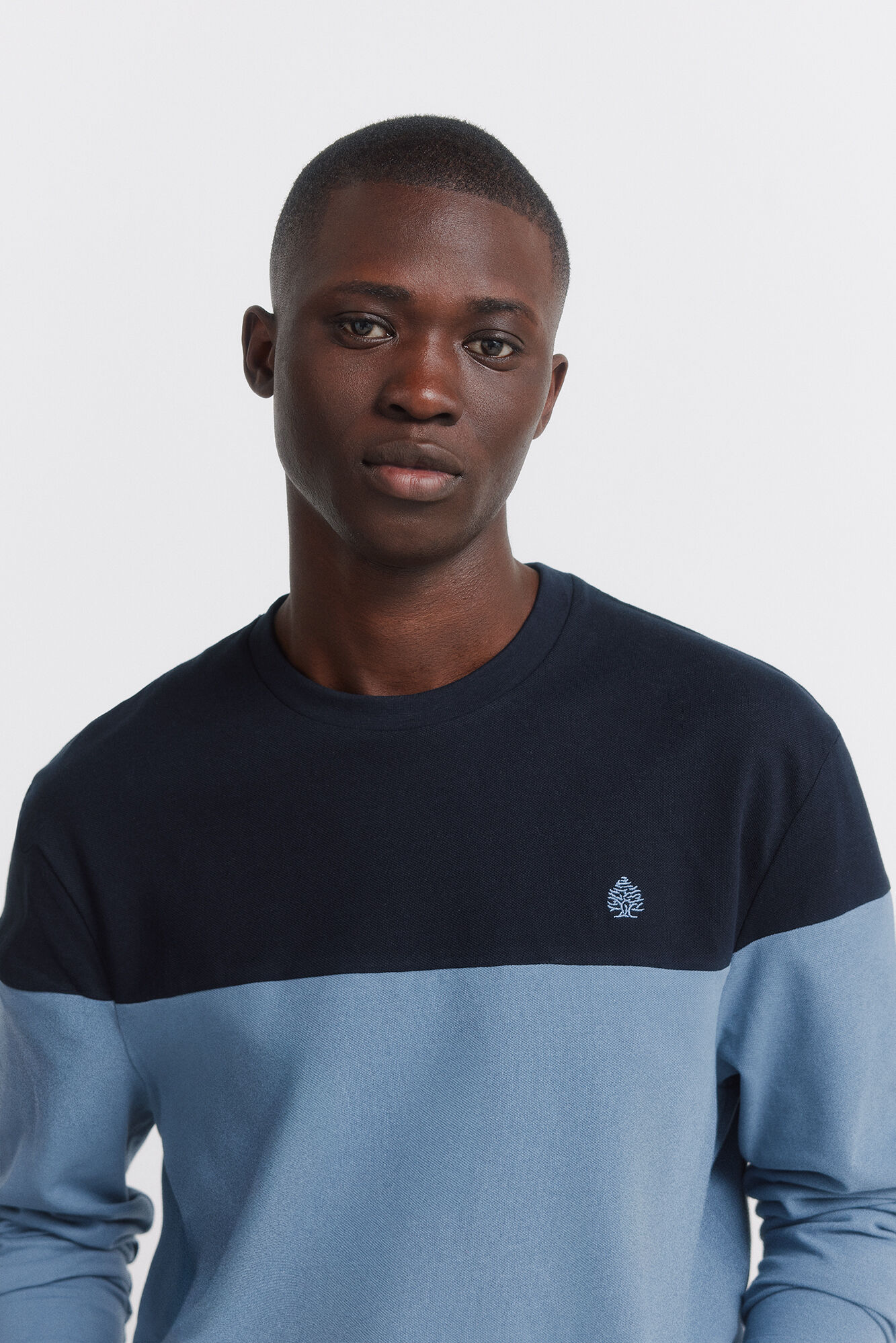 Springfield Playera manga larga bloque de color