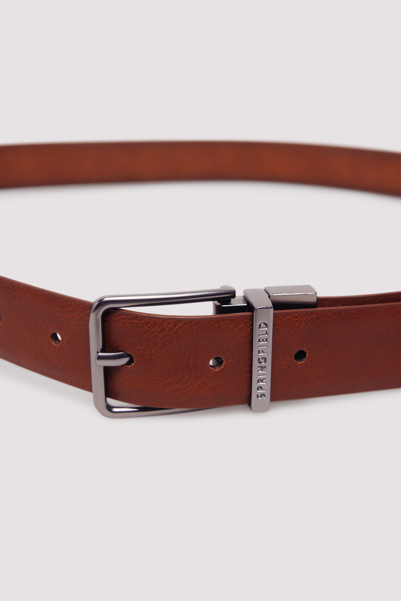 Springfield Cintur&oacute;n efecto piel b&aacute;sico nude