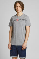 Springfield Playera estándar fit gris