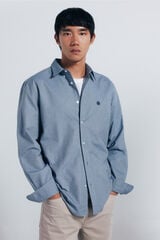 Springfield Camisa Oxford azul