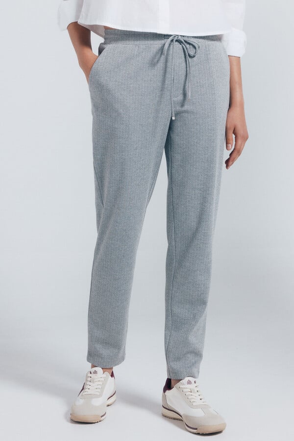 Springfield Pantalones jogger gris