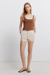 Springfield Short chino de algod&oacute;n