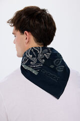 Springfield Pañuelo algodón paisley azul
