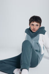 Springfield Kids Sudadera capucha cortes niño azul