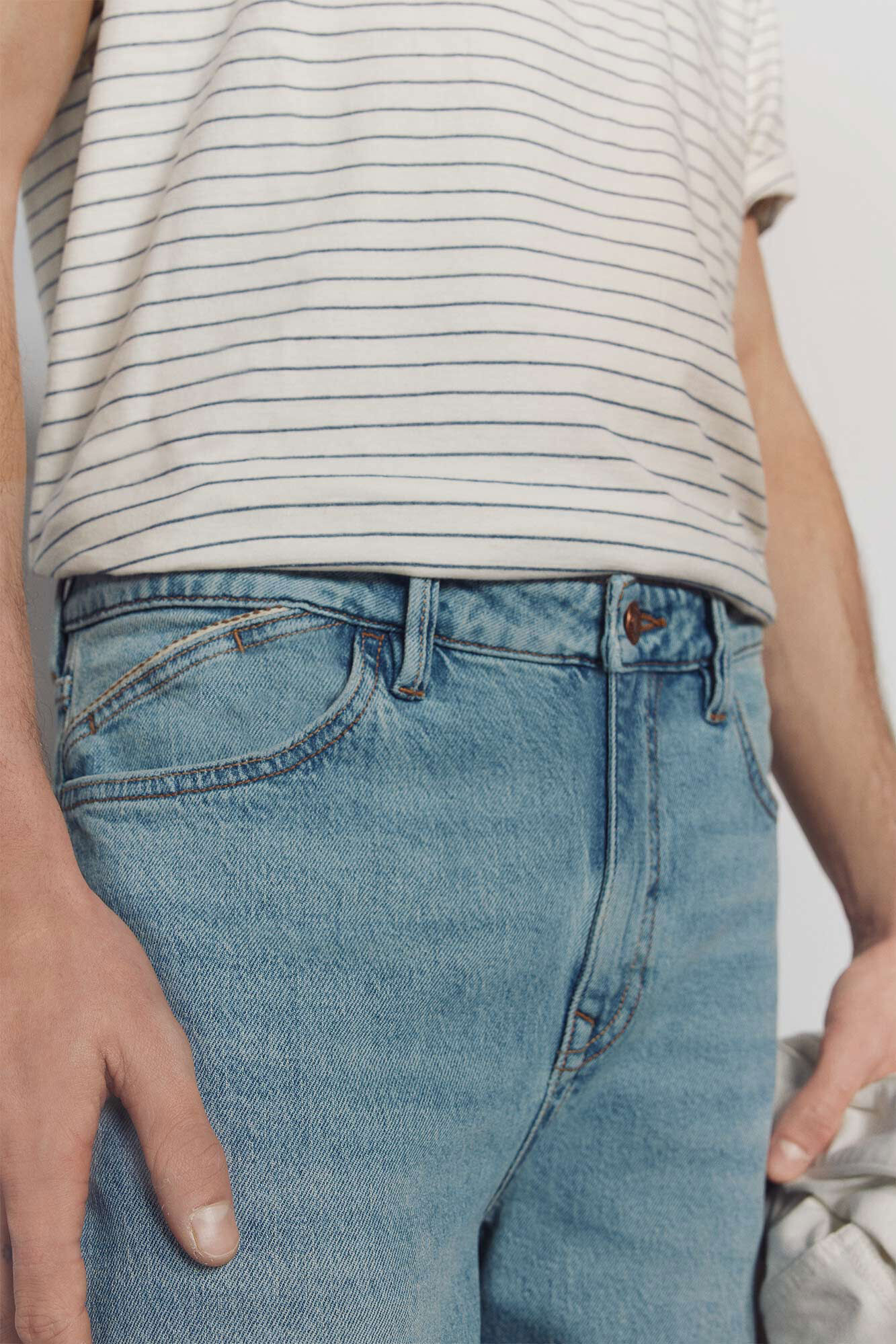 Springfield Jeans sobretintado slim fit azul