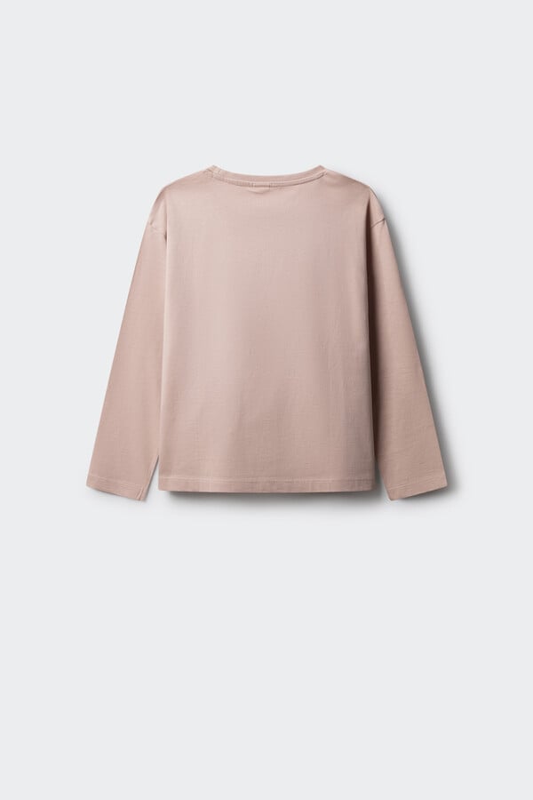 Springfield Kids Playera manga larga cowgirl niña. rosa