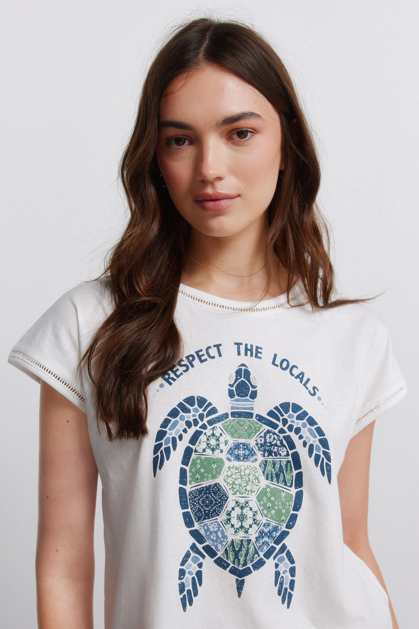 Springfield Playera de manga corta con estampado