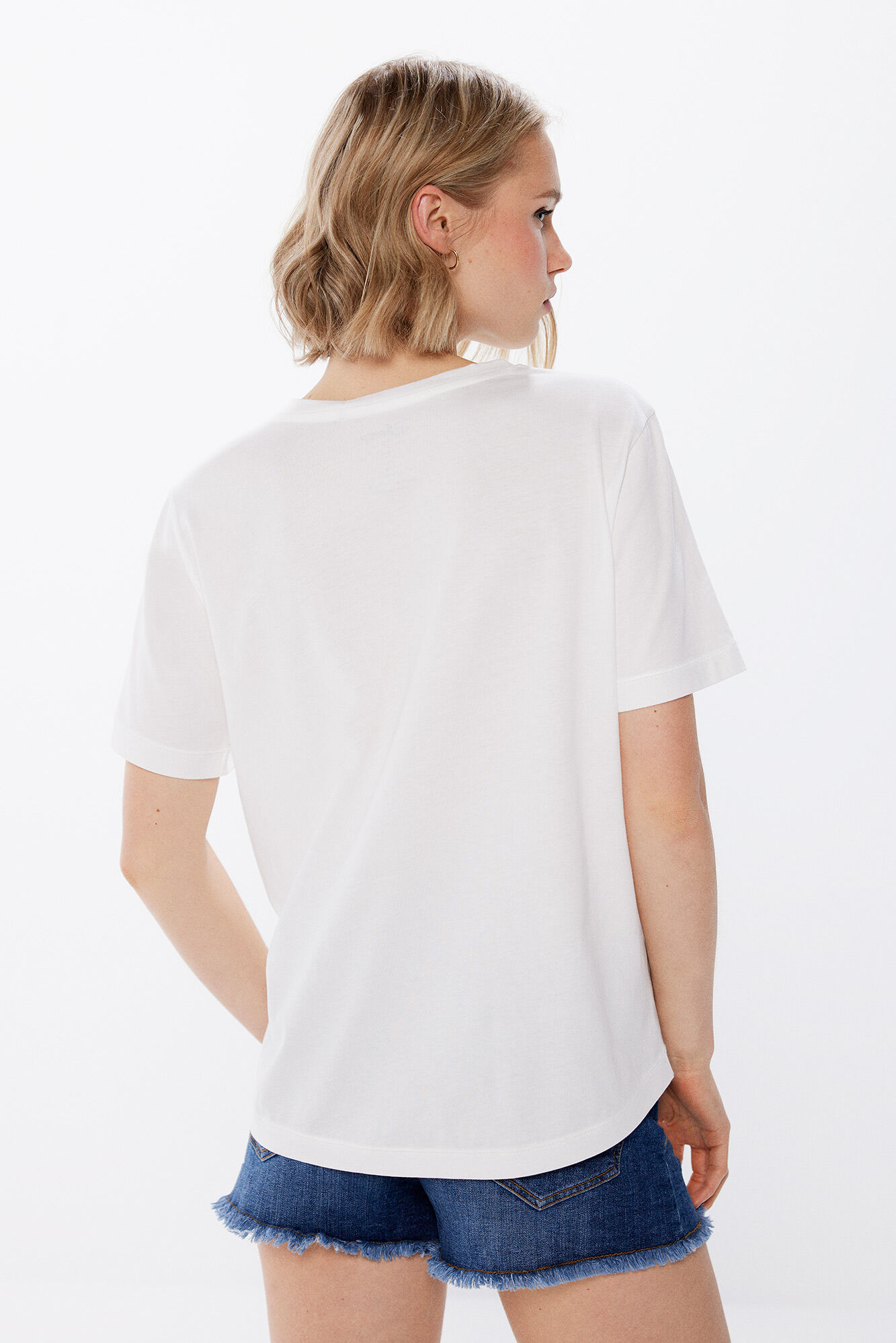 Springfield Playera "Mickey Mouse" USA beige