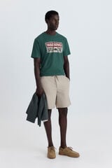Springfield Bermudas ligeras comfort fit caf&eacute;
