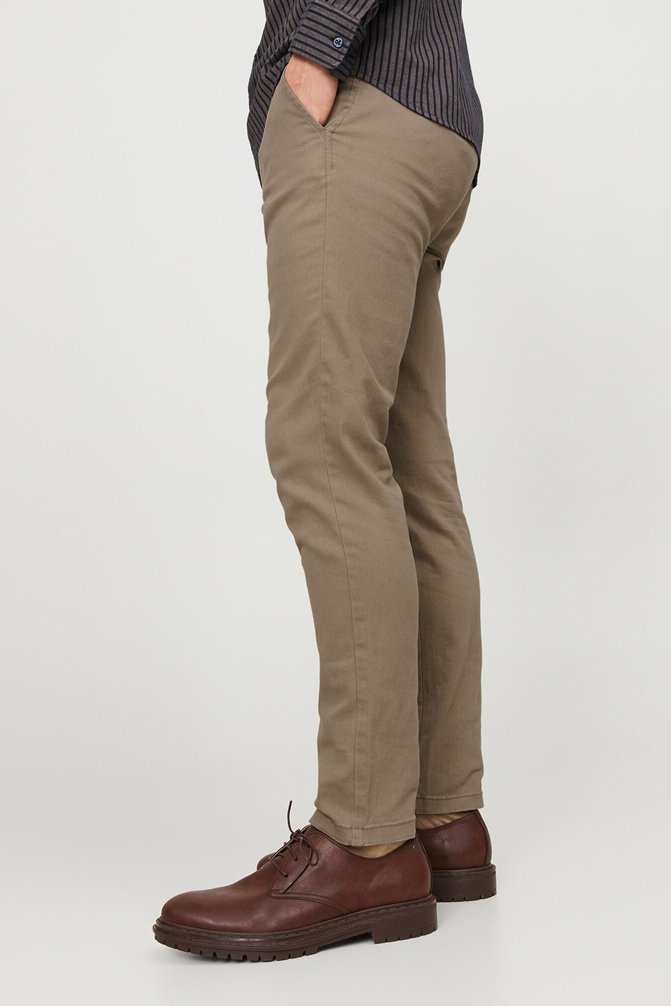 Jack & Jones Pantal&oacute;n chino slim fit beige