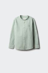 Springfield Kids Camisa de manga larga de rayas verde para ni&ntilde;o verde