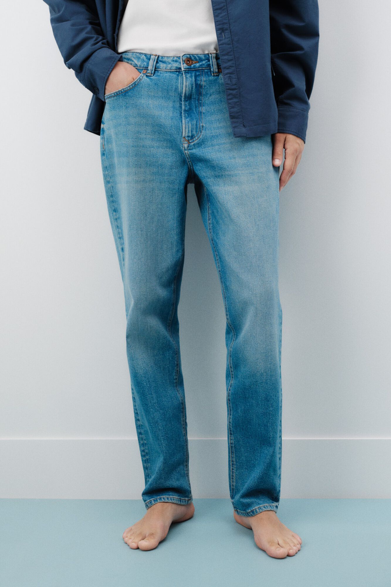Springfield Jeans lavado medio sobrete&ntilde;ido regular fit