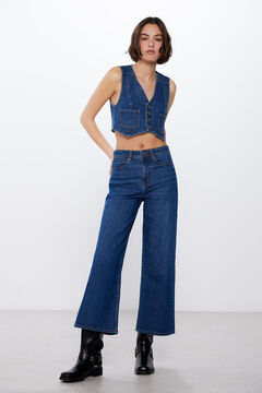 Springfield Jeans Blueberry Wide Leg azul