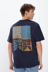 Springfield Playera botánico azul