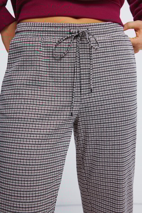 Springfield Pantalones jogger púrpura