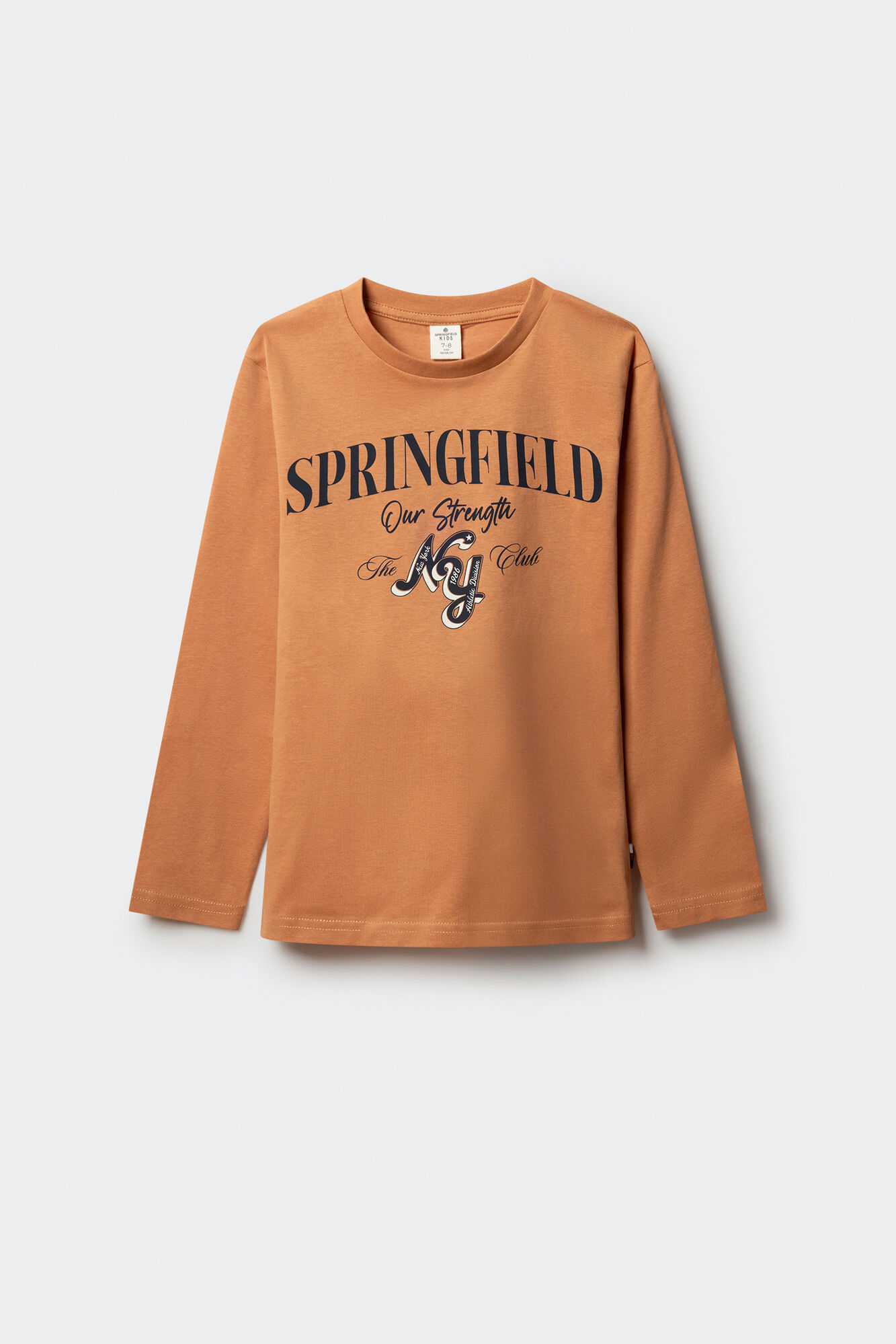 Springfield Kids Camiseta manga larga naranja sprinfield ni&ntilde;o naranja