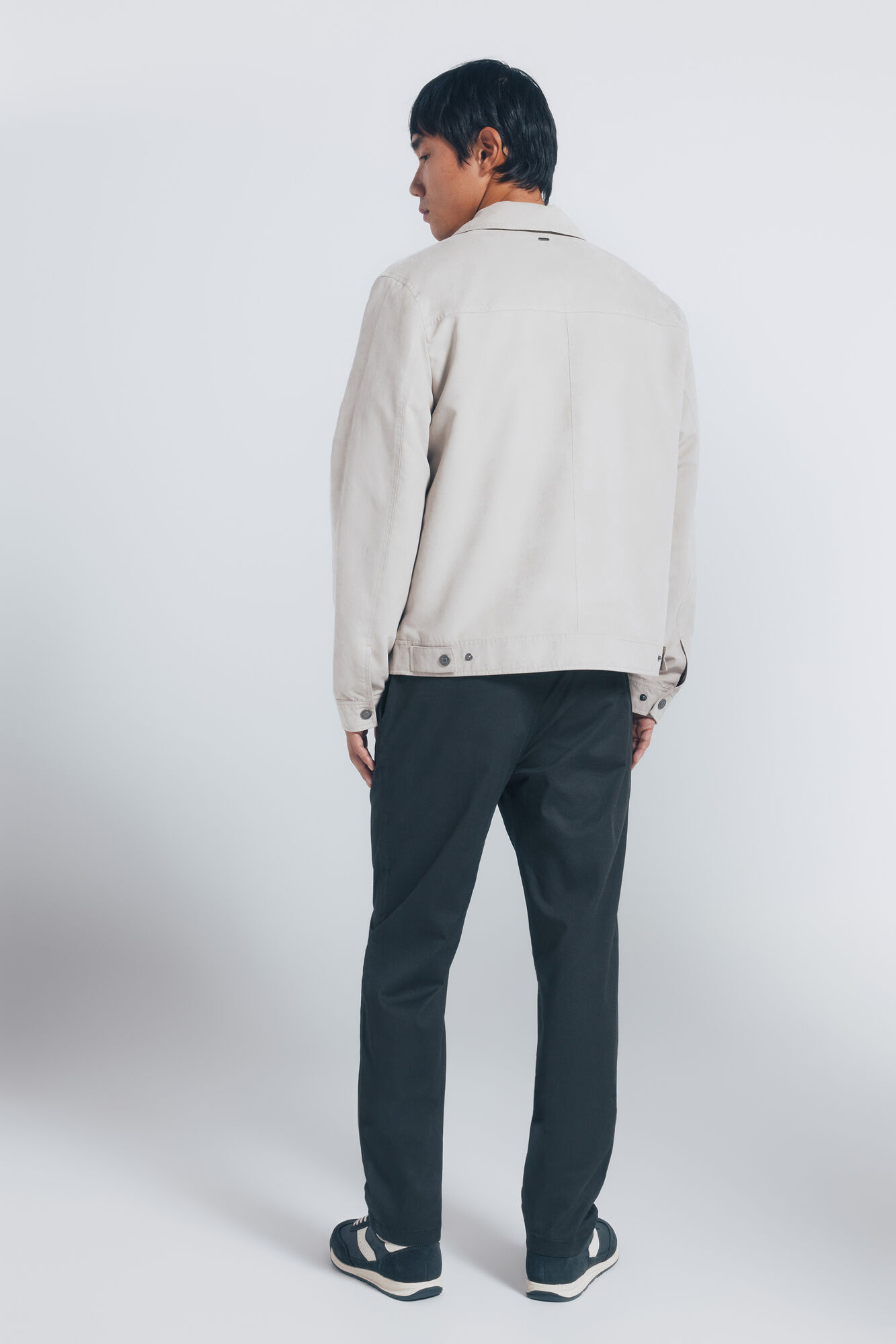 Springfield Pantal&oacute;n chino microestampado slim fit khaki