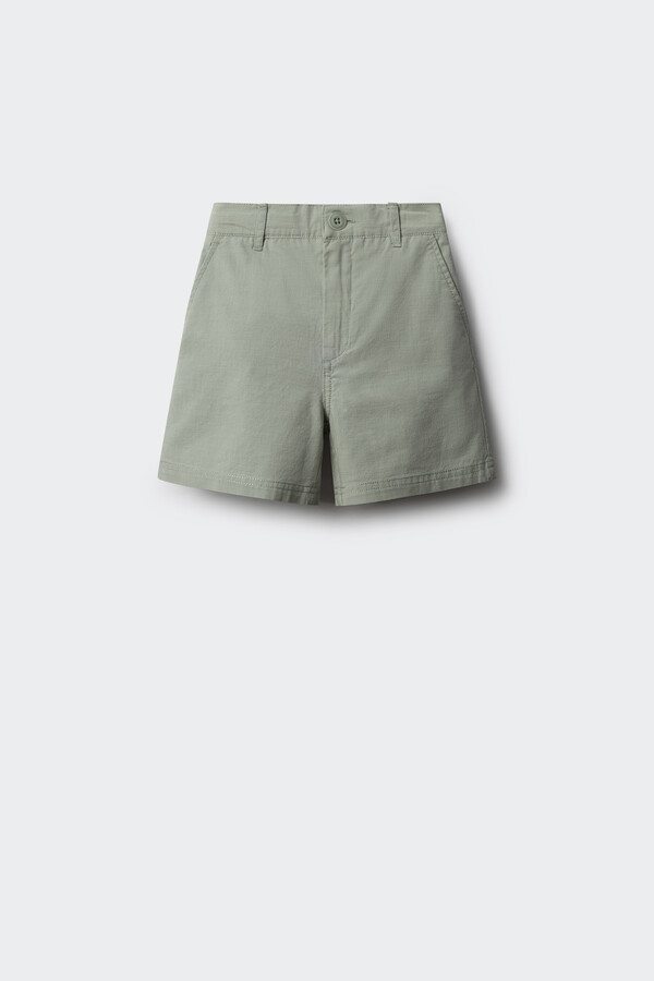 Springfield Kids Bermudas estructura cuadrille niño caza oscuro
