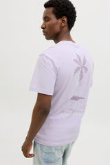 Springfield Playera back print morado/lila