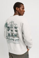 Springfield Sudadera back print natural