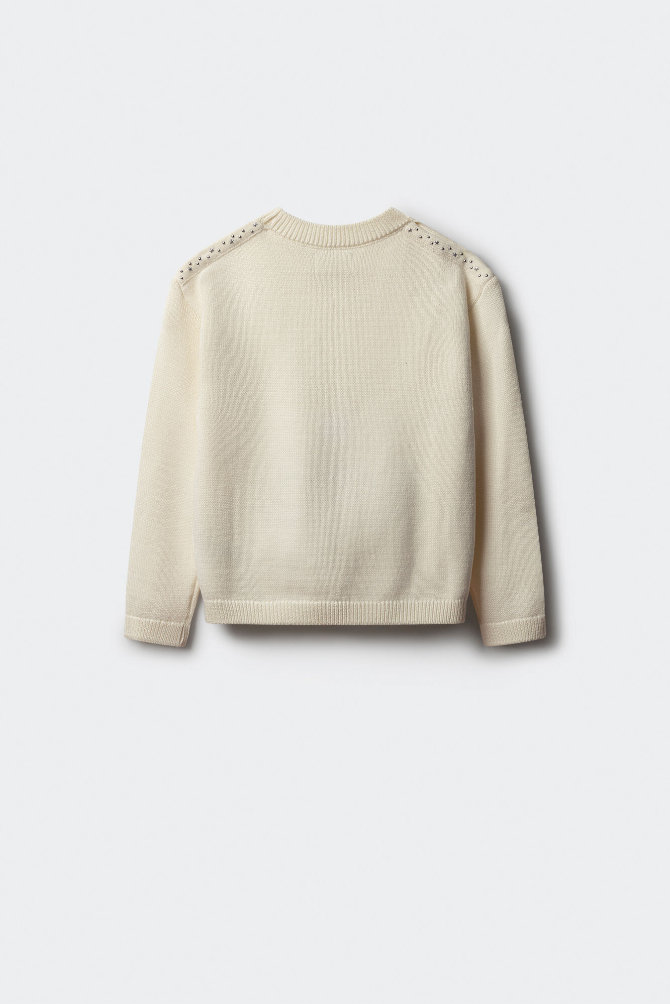 Springfield Kids Playera rib hombros descubiertos ni&ntilde;a marfil