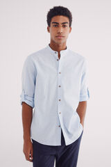 Springfield Camisa mao lino estampado