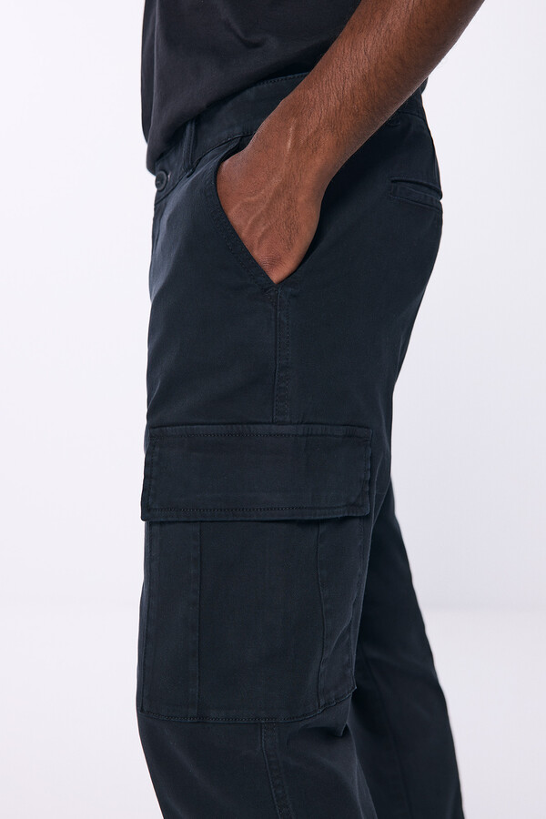 Springfield Pantalón cargo negro