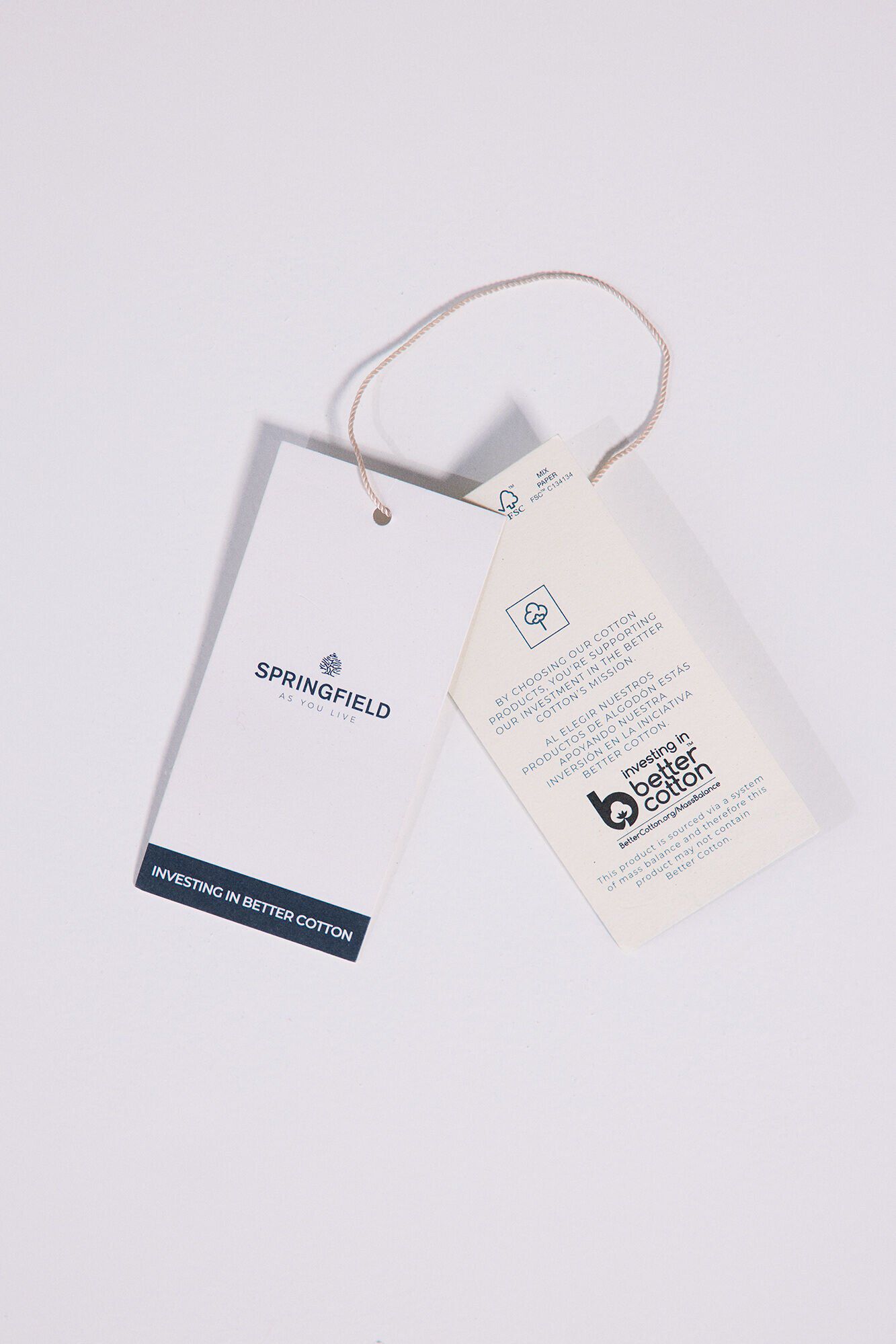 Springfield Playera gr&aacute;fica algod&oacute;n manga vuelta gris