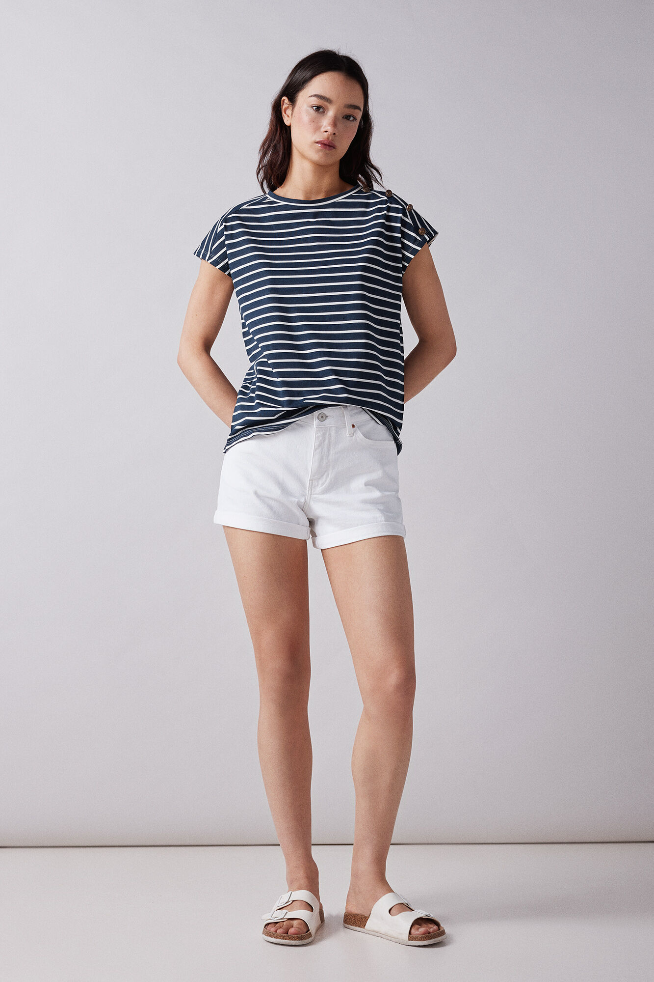 Springfield Shorts jeans b&aacute;sicos