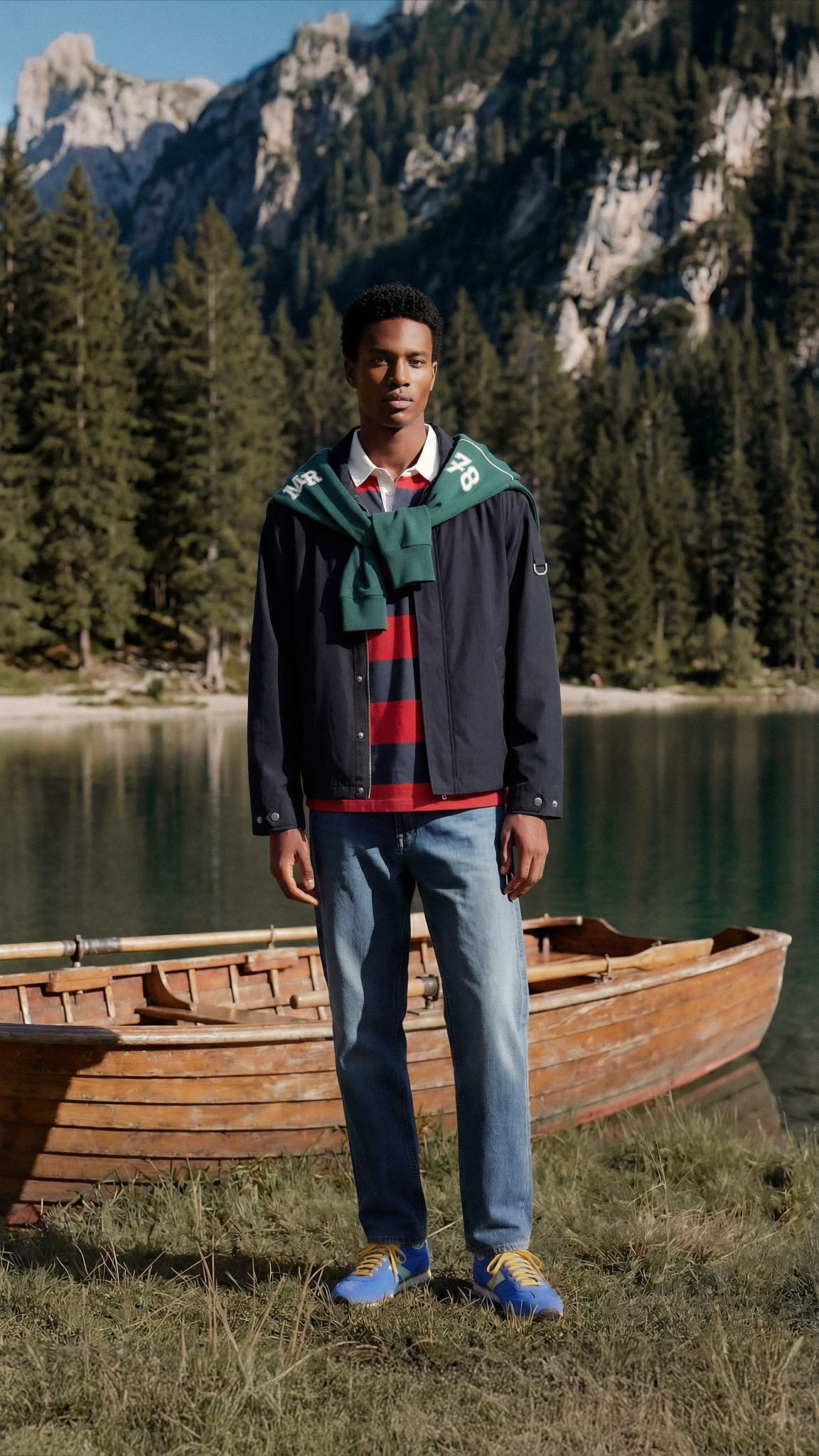 Springfield Polo rugby manga larga a rayas