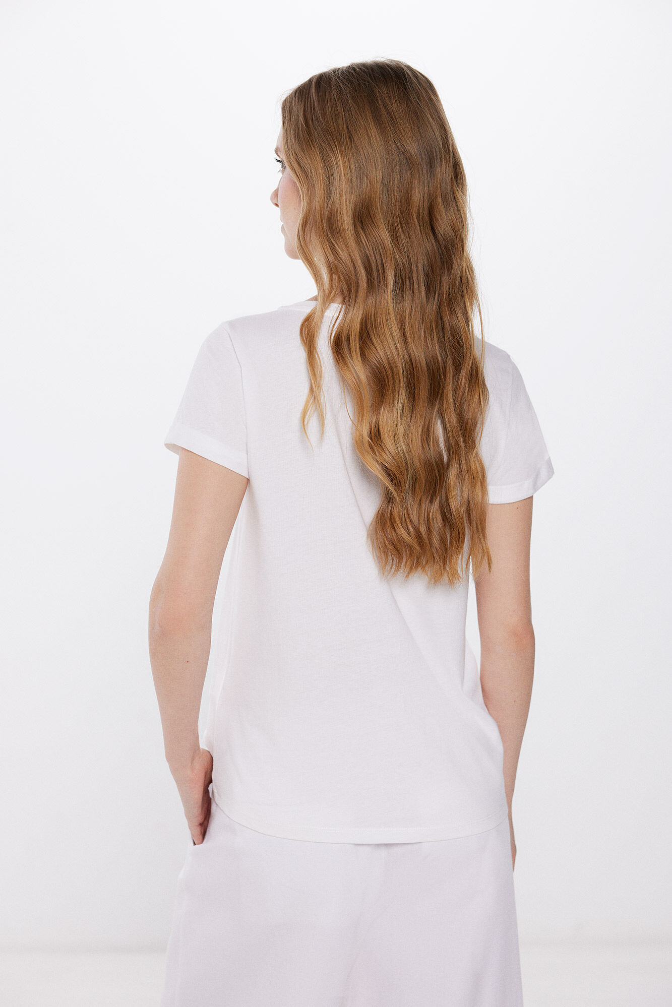 Springfield Playera Gr&aacute;fica Marina beige