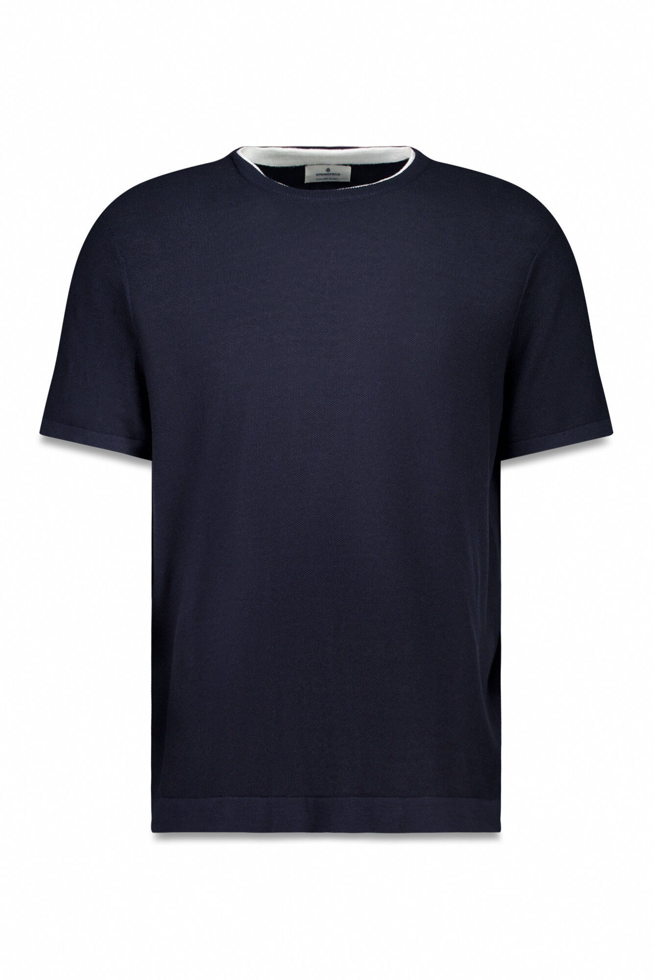 Springfield Jersey manga corta estructura marino