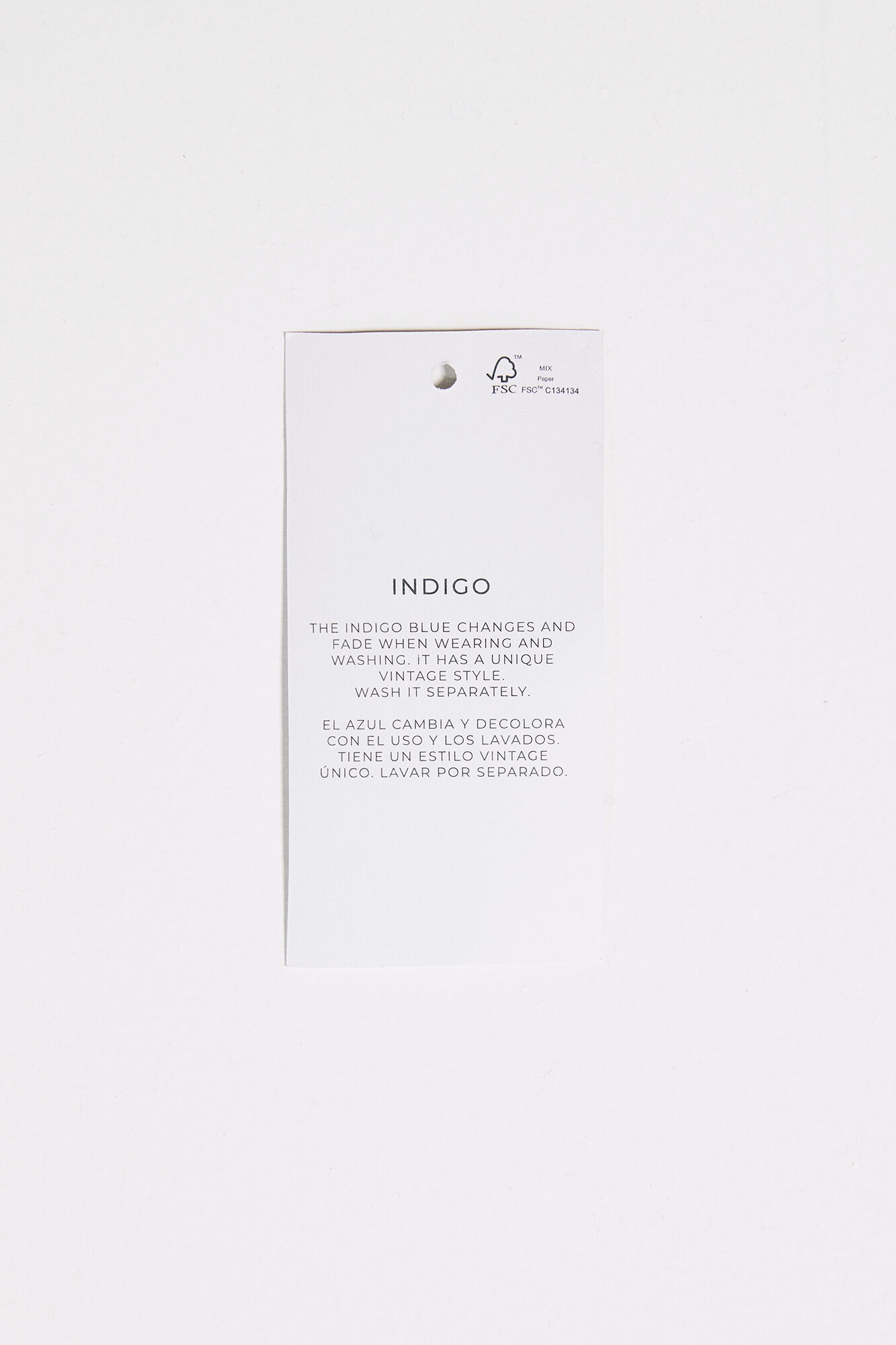 Springfield Camisa vaquera azul mezcla