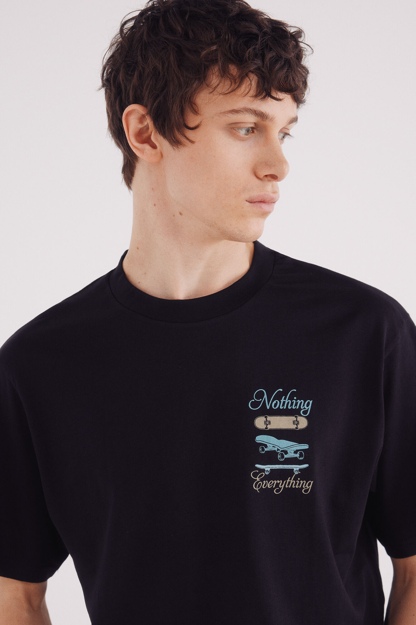 Springfield Camiseta everything negro