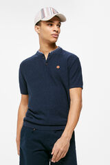 Springfield Polo punto cuello mao marino